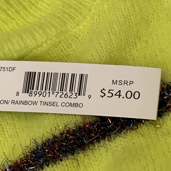 Tribekka 44 Christmas Sweater NeonYellow Tinsel - Picture 9 of 13